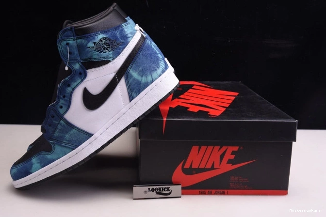 MaikeSneakers Air Jordan 1 High OG Tie-Dye CD0461-100 0702